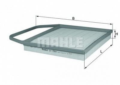 MAHLE lx1564 -  Воздушный фильтр