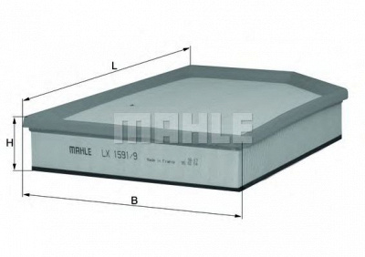 MAHLE lx15919 -  Воздушный фильтр
