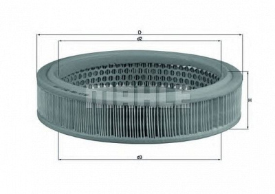 MAHLE lx160 -  Воздушный фильтр