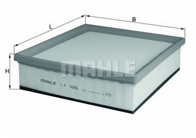 MAHLE lx1605 -  Воздушный фильтр