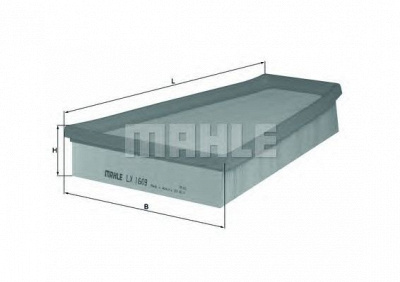 MAHLE lx1609 -  Воздушный фильтр