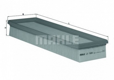 MAHLE lx1634 -  Воздушный фильтр