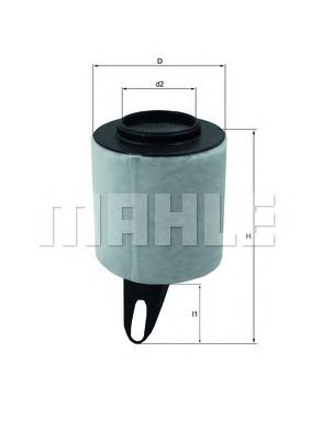 MAHLE lx1650 -  Воздушный фильтр