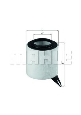 MAHLE lx1651 -  Воздушный фильтр
