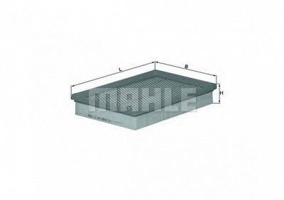 MAHLE lx1661 -  Воздушный фильтр