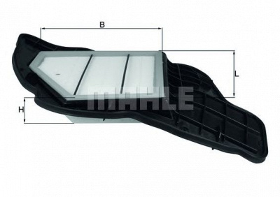 MAHLE lx16845 -  Воздушный фильтр