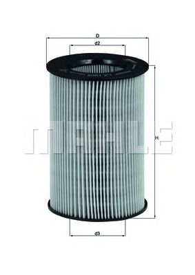 MAHLE lx1805 -  Воздушный фильтр