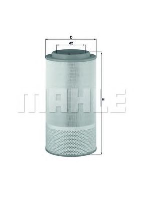MAHLE lx1894 -  Воздушный фильтр