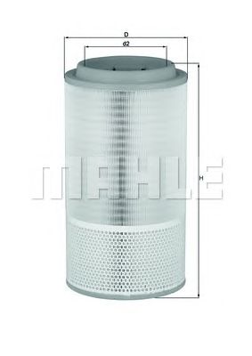 MAHLE lx1946 -  Воздушный фильтр