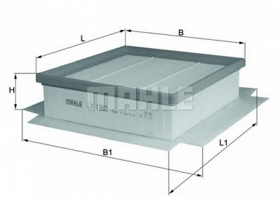 MAHLE lx1982 -  Воздушный фильтр