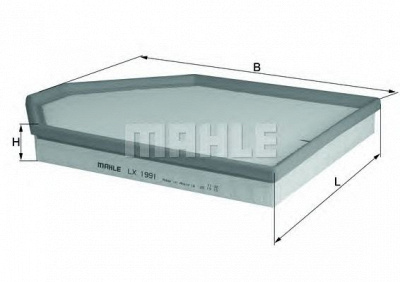 MAHLE lx1991 -  Воздушный фильтр