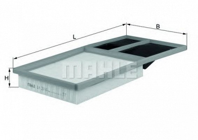 MAHLE lx2010 -  Воздушный фильтр