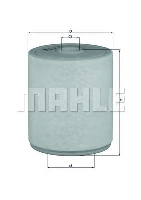MAHLE lx20494 -  Воздушный фильтр