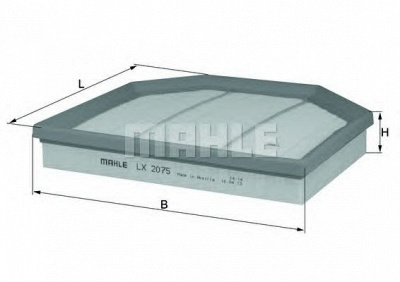 MAHLE lx2075 -  Воздушный фильтр