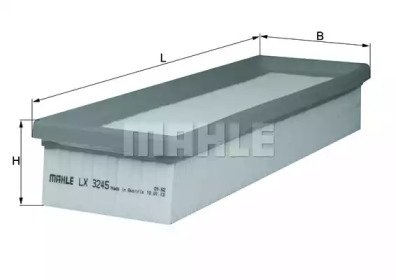 MAHLE lx20773 -  Воздушный фильтр