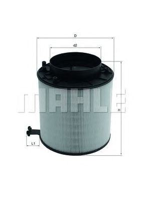 MAHLE lx2091d -  Воздушный фильтр