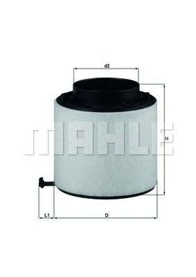 MAHLE lx2092d -  Воздушный фильтр