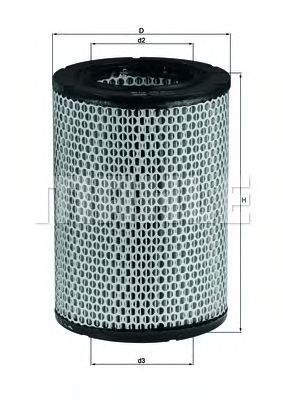 MAHLE lx228 -  Воздушный фильтр