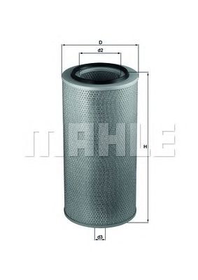 MAHLE lx271 -  Воздушный фильтр
