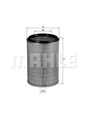 MAHLE lx28 -  Воздушный фильтр