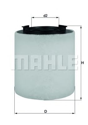 MAHLE lx2831 -  Воздушный фильтр