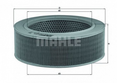 MAHLE lx284 -  Воздушный фильтр