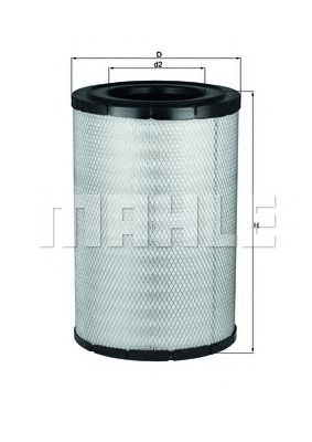 MAHLE lx3137 -  Воздушный фильтр