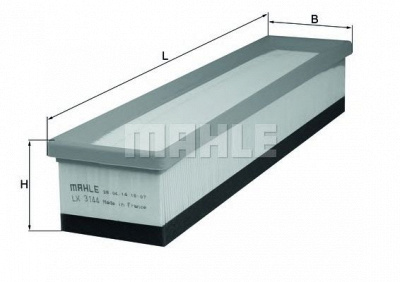MAHLE lx3144 -  Воздушный фильтр