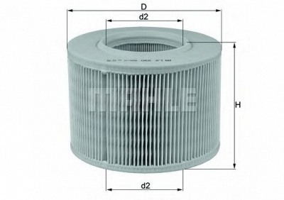 MAHLE lx330 -  Воздушный фильтр