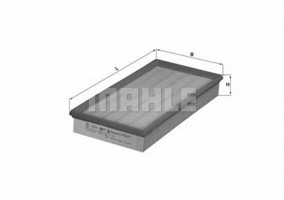 MAHLE lx333 -  Воздушный фильтр