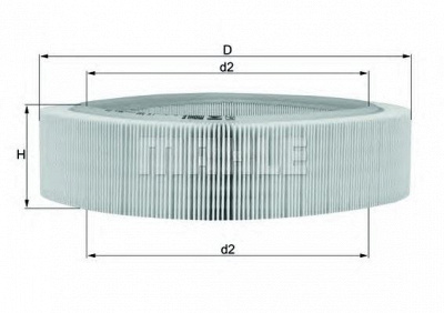MAHLE lx346 -  Воздушный фильтр