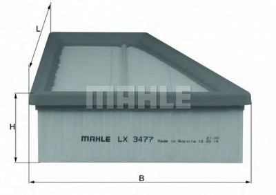 MAHLE lx3477 -  Воздушный фильтр