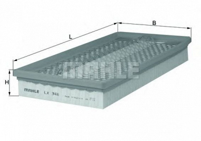 MAHLE lx348 -  Воздушный фильтр