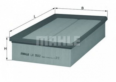 MAHLE lx3502 -  Воздушный фильтр