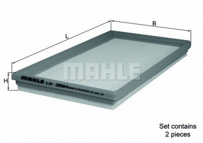 MAHLE lx3594s -  Воздушный фильтр