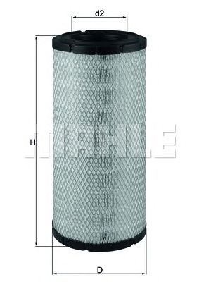 MAHLE lx3596 -  Воздушный фильтр