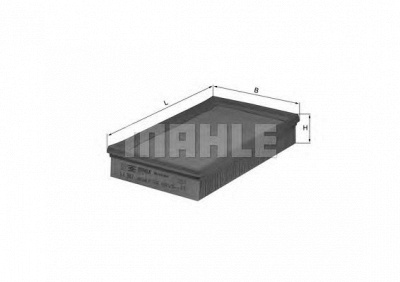 MAHLE lx387 -  Воздушный фильтр