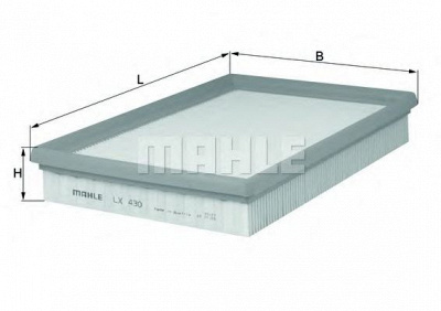 MAHLE lx430 -  Воздушный фильтр