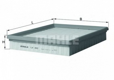 MAHLE lx432 -  Воздушный фильтр