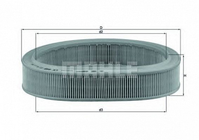MAHLE lx449 -  Воздушный фильтр