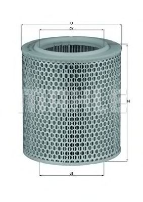 MAHLE lx4781 -  Воздушный фильтр