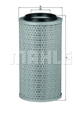 MAHLE lx49 -  Воздушный фильтр