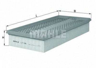 MAHLE lx536 -  Воздушный фильтр