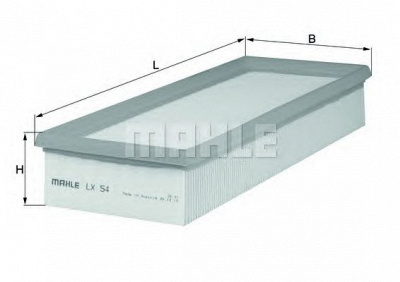 MAHLE lx54 -  Воздушный фильтр