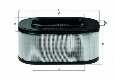 MAHLE lx558 -  Воздушный фильтр