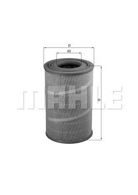 MAHLE lx5601 -  Воздушный фильтр