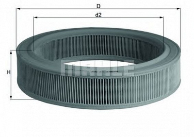 MAHLE lx568 -  Воздушный фильтр
