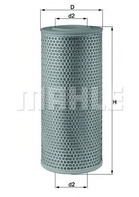MAHLE lx610 -  Воздушный фильтр