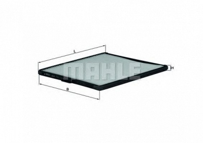 MAHLE lx624 -  Воздушный фильтр