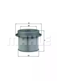 MAHLE lx671 -  Воздушный фильтр